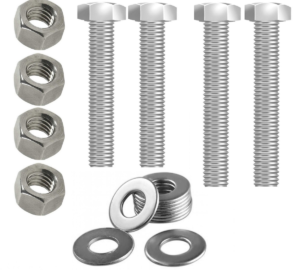 Kit parafusos inox suporte motor DT CG125 Titan ES/KS/KSE 2000 a 2004 CG125 Fan 2005 a 2008 Honda Fixação Peito Chassi