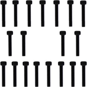 Kit parafusos aço liga tampa motor lateral esquerda+direita CB400 1980 a 1983 CB450 1984 a 1994 Honda
