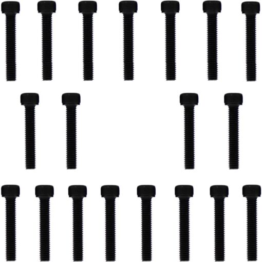Kit parafusos aço liga tampa motor lateral esquerda+direita CB400 1980 a 1983 CB450 1984 a 1994 Honda