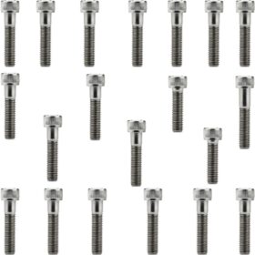 Kit parafusos inox tampa motor lateral esquerda+direita XLS125 1984 a 1996 XL125 Duty 1984 a 1991 Honda