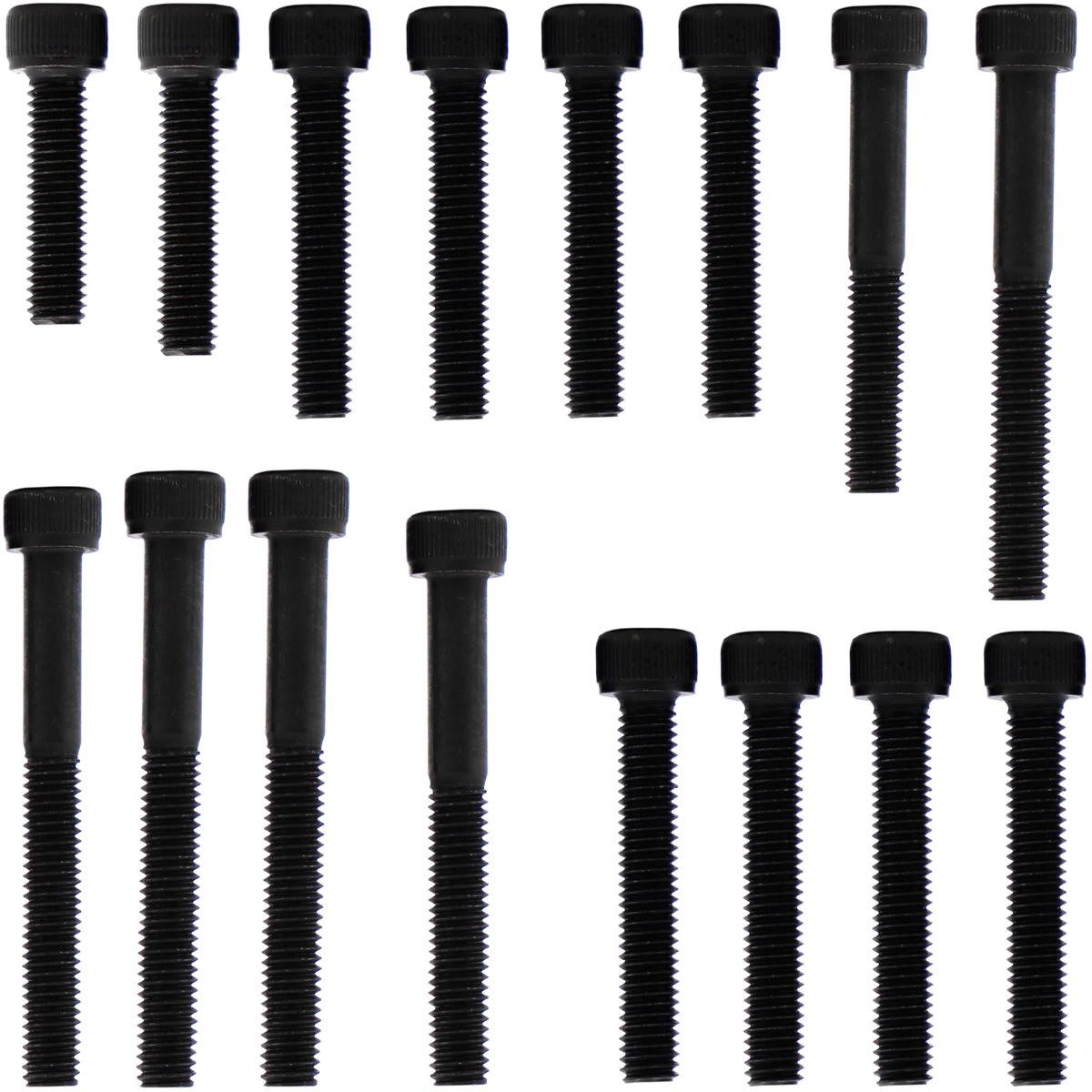 Kit parafusos aço liga tampa motor lateral esquerda+direita Biz100 2013 a 2015 / C100 Nova Honda