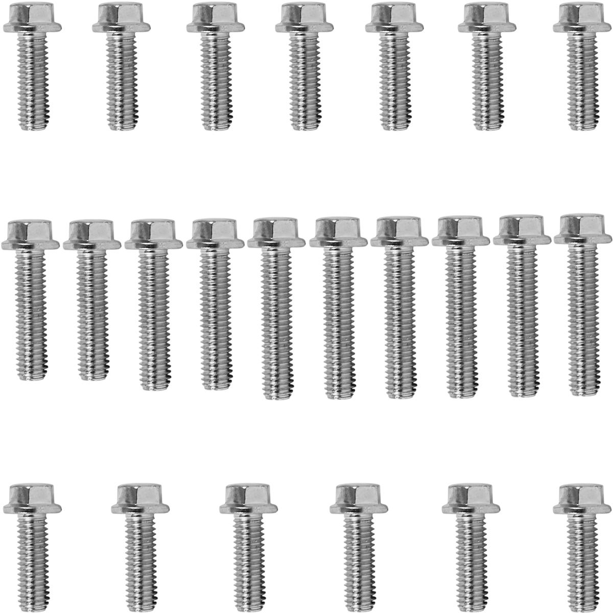 Kit parafusos zincados tampa motor lateral esquerda+direita Biz125 2006 KS/ES/EX/+ em diante