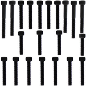Kit parafusos aço liga tampa motor lateral esquerda+direita NXR150 Bros 2003 a 2005 OHC