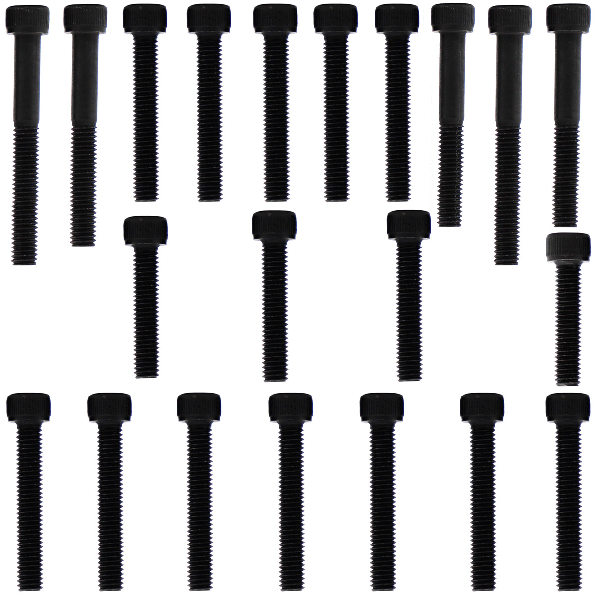 Kit parafusos aço liga tampa motor lateral esquerda+direita NXR150 Bros 2003 a 2005 OHC