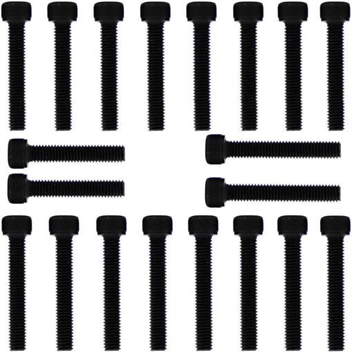Kit parafusos aço liga tampa motor lateral esquerda+direita Biz110I Pop110I 2016 em diante Biz110 Pop110 Honda