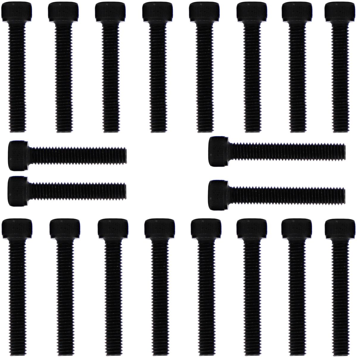 Kit parafusos aço liga tampa motor lateral esquerda+direita Biz110I Pop110I 2016 em diante Biz110 Pop110 Honda