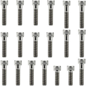 Kit parafusos inox tampa motor lateral esquerda+direita YBR125 Factor XTZ125 2000 a 2016