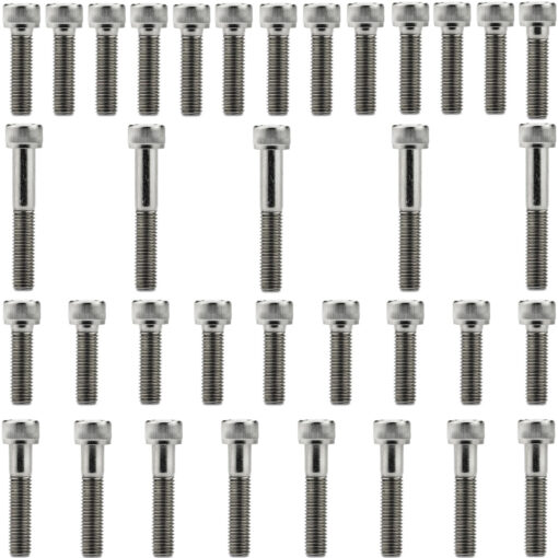 Kit parafusos inox tampa motor completo RD135 RD135Z 1988 a 1999 DT180 DT180Z 1981 a 1997 Yamaha inteiro