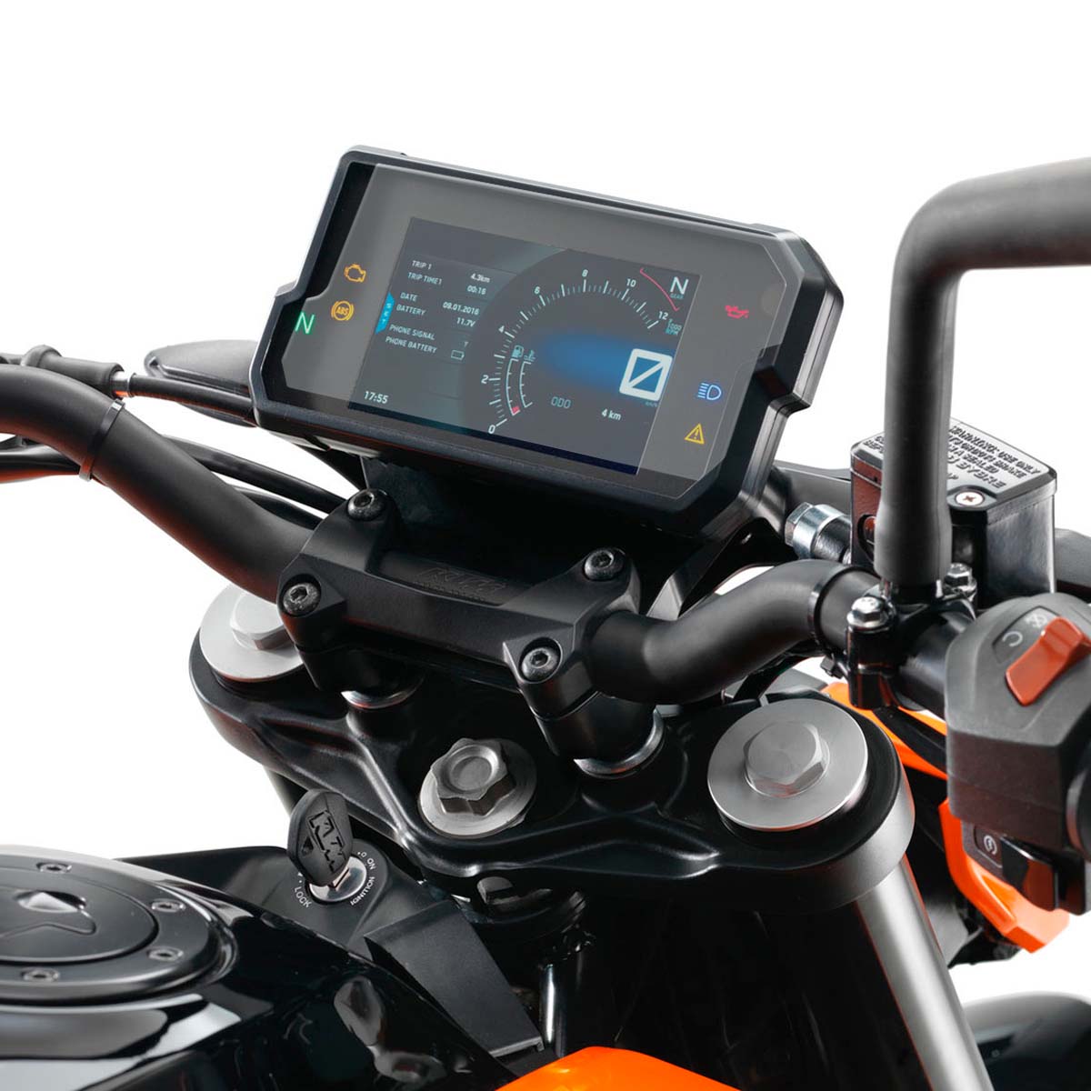 Película protetora do painel tela KTM Duke390 2018 em diante proteção antirrisco - Imagem 3