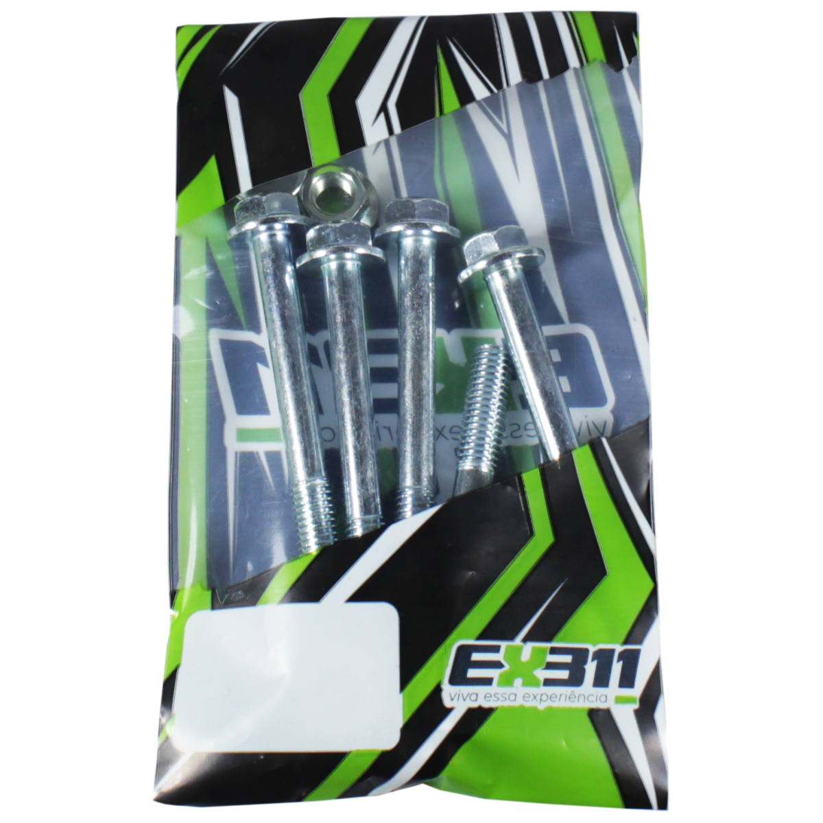 Kit parafusos suporte motor DT CG125 1989 a 1999 Titan 1995 a 1999 Today 1995 a 1999 Fixação Peito Motor Chassi - Imagem 5