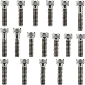 Kit parafusos inox tampa motor lateral esquerda+direita RD50 1974 a 1978