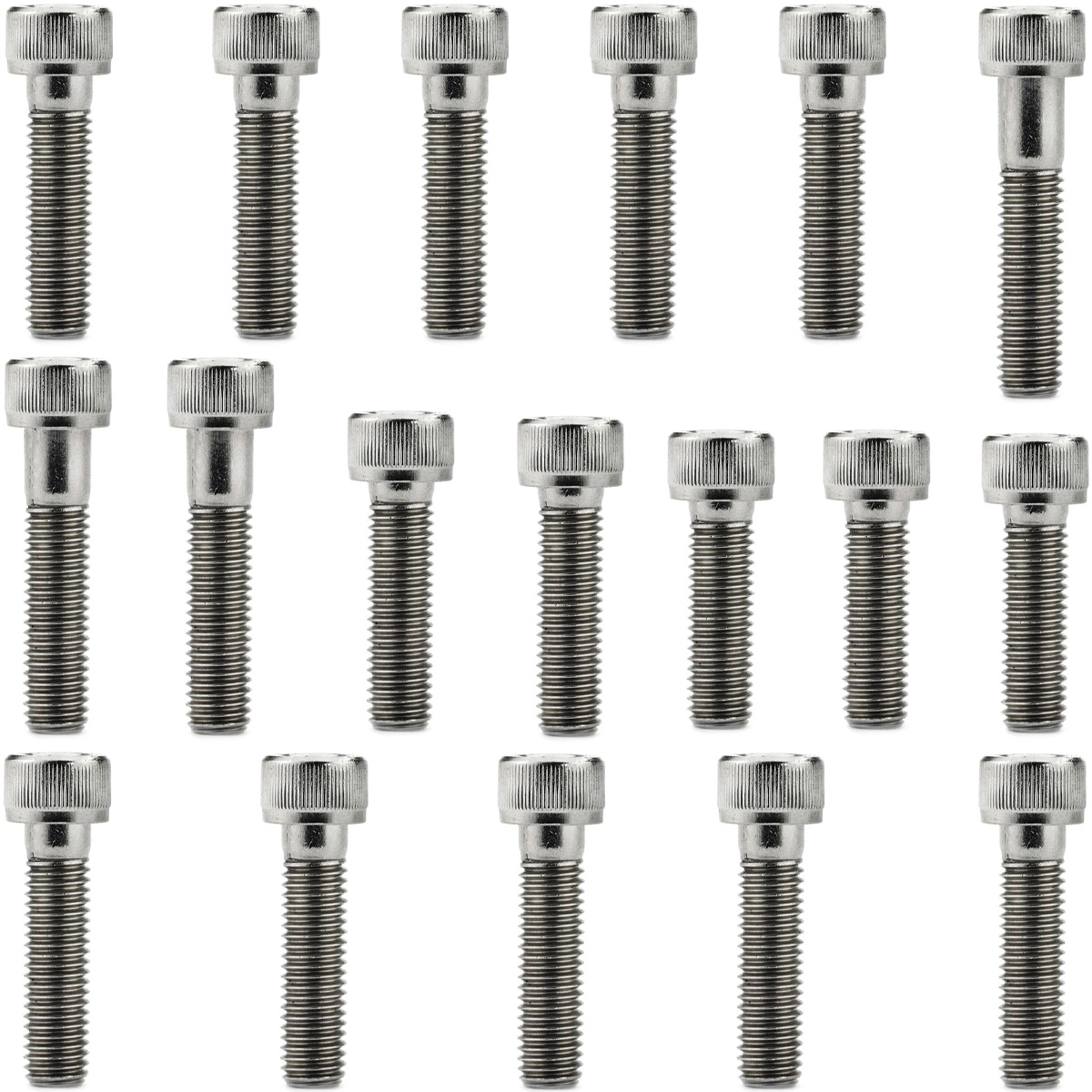 Kit parafusos inox tampa motor lateral esquerda+direita RD50 1974 a 1978