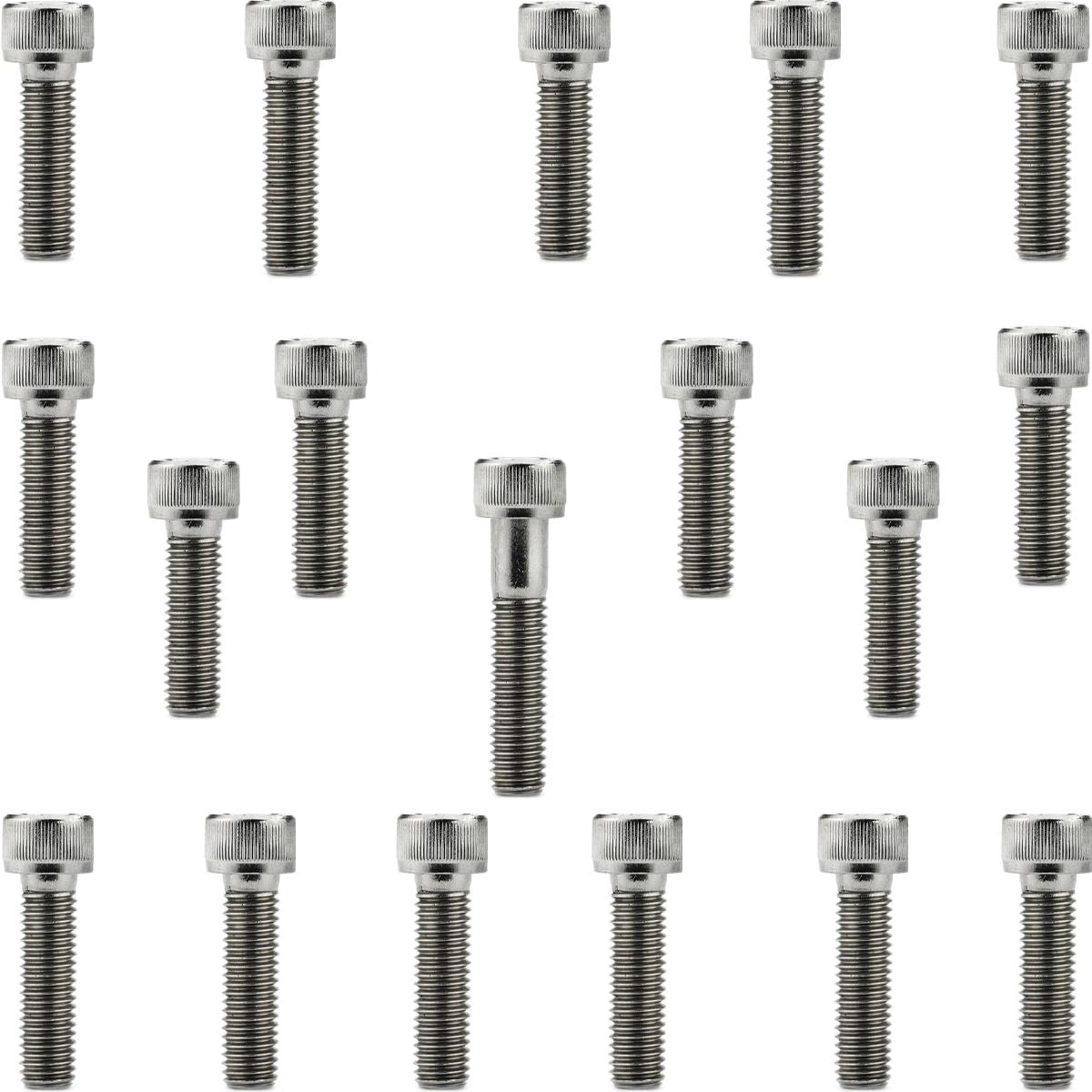 Kit parafusos inox tampa motor lateral esquerda+direita RD135 RD135Z 1988 a 1999 DT180 DT180Z 1981 a 1997 Yamaha