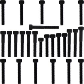 Kit parafusos aço liga tampa motor lateral esquerda+direita  XLR125 2001 a 2003 Honda