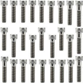 Kit parafusos inox tampa motor lateral esquerda+direita XLX250R 1984 a 1992