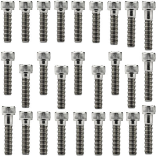 Kit parafusos inox tampa motor lateral esquerda+direita XLX250R 1984 a 1992