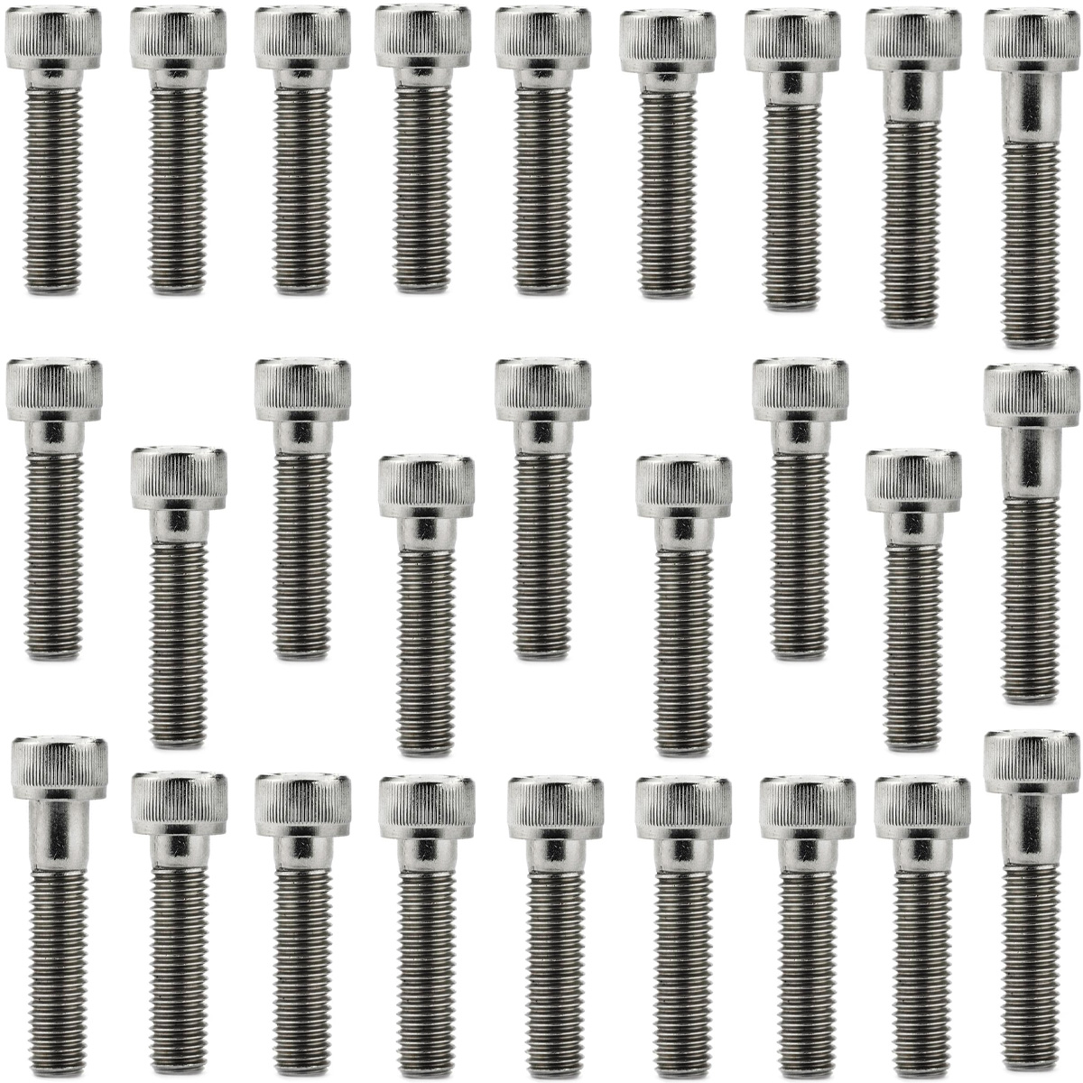 Kit parafusos inox tampa motor lateral esquerda+direita XLX250R 1984 a 1992