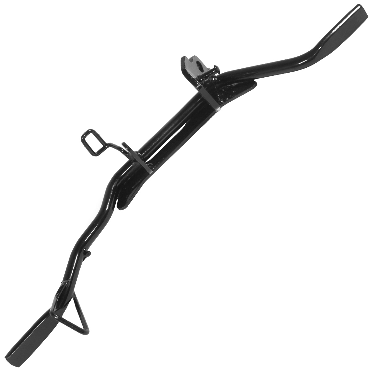 Estribo pedal apoio suporte pedaleira dianteira maciço YBR125 2000 a 2008 - Imagem 2