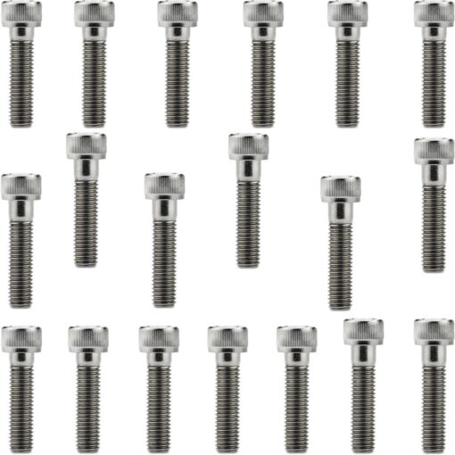 Kit parafusos inox tampa motor lateral esquerda+direita CBR450 1989 A 1995 CBR450SR 1989 A 1995 CB450R Honda