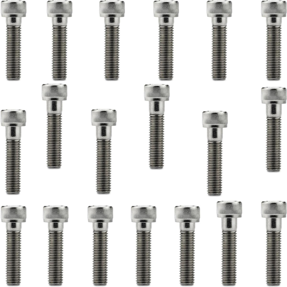 Kit parafusos inox tampa motor lateral esquerda+direita CBR450 1989 A 1995 CBR450SR 1989 A 1995 CB450R Honda