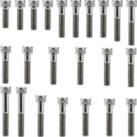 Kit parafusos inox tampa motor lateral esquerda+direita  CRF230F 2007 a 2020 CRF230 Nacional Honda