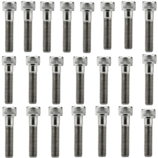 Kit parafusos inox tampa motor lateral esquerda+direita NXR150 Bros 2006 a 2015