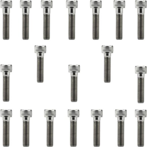 Kit parafusos inox tampa motor lateral esquerda+direita CB400 1980 a 1983 CB450 1984 a 1994 Honda