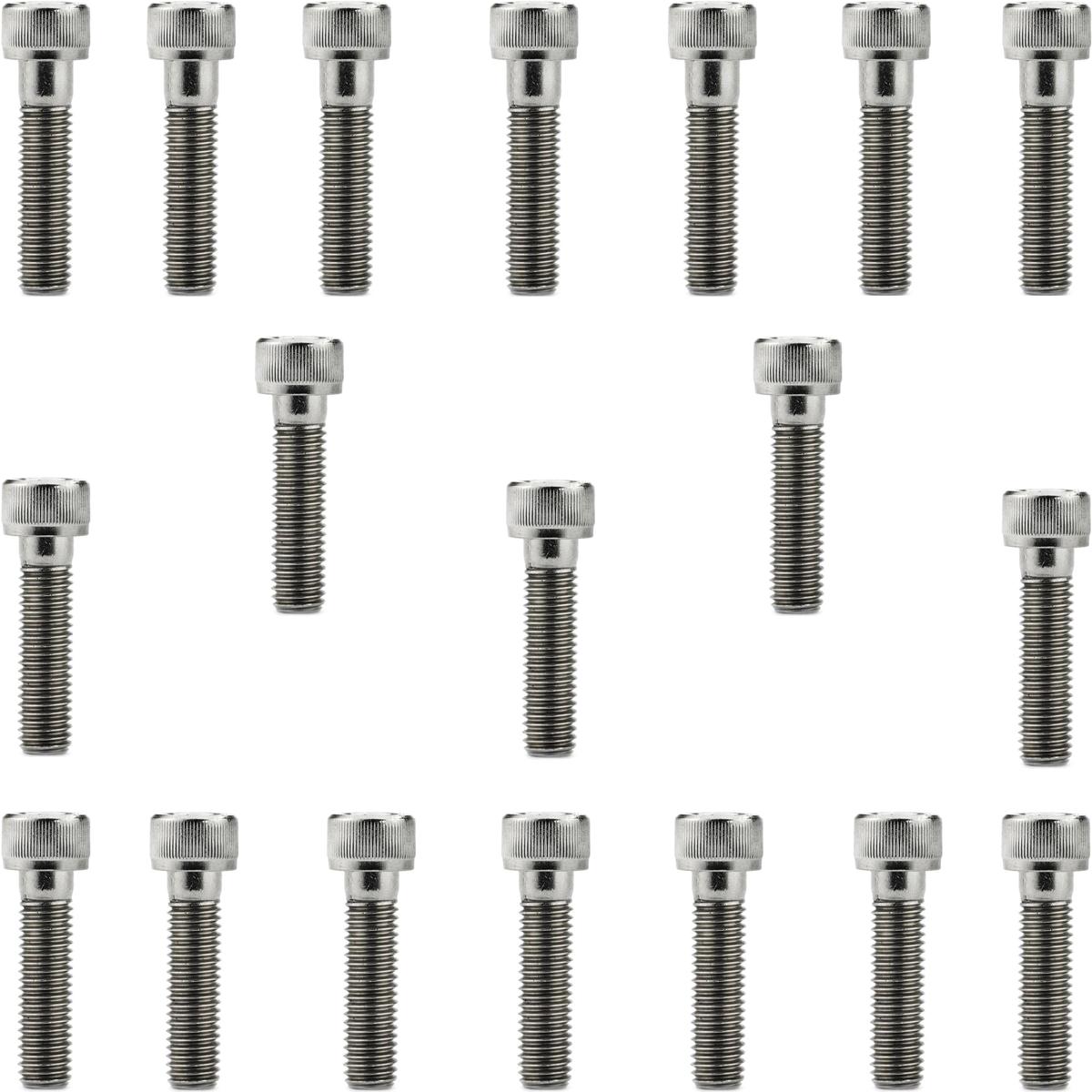 Kit parafusos inox tampa motor lateral esquerda+direita CB400 1980 a 1983 CB450 1984 a 1994 Honda