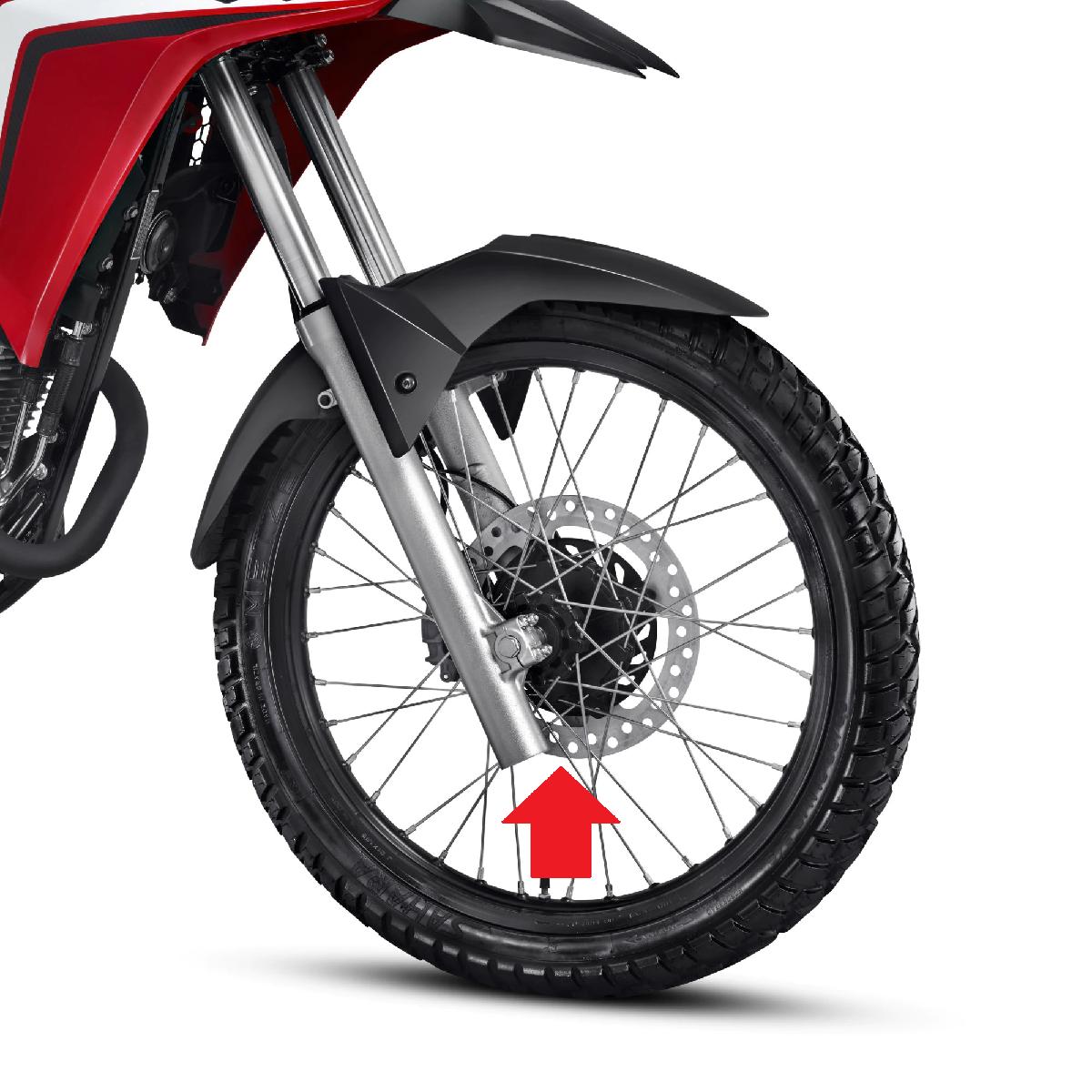 Kit rolamentos cubo roda dianteira CRF230 07/20 CRF250F 19/ XRE300 10/ XR250 Tornado 01/08 CRF150F XR200 NX200 NX150 - Imagem 4