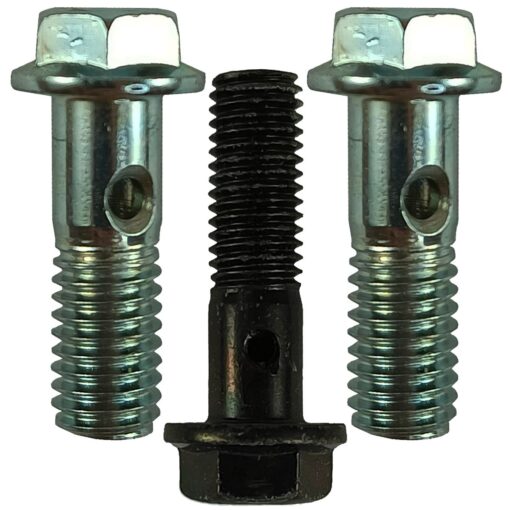 Kit parafusos tubo duto de óleo tampa lateral CBX250 Twister XR250 Tornado CB300 XRE300 (com furo) parafuso do retorno