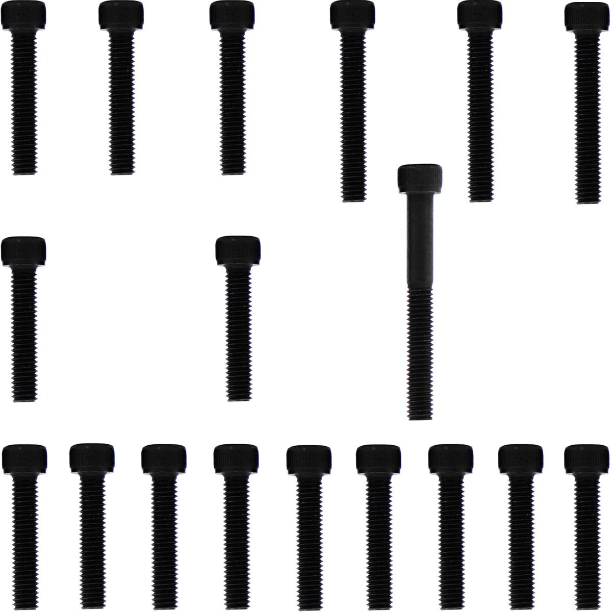 Kit parafusos aço liga tampa motor lateral esquerda+direita CBR1000F 1991 a 1996 CBR1000 Honda