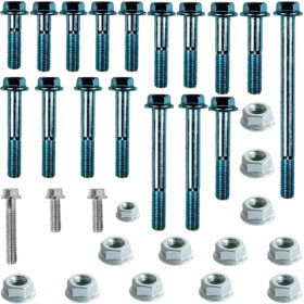 Kit parafusos suporte motor XRE300 2010 em diante Fixação motor Chassi