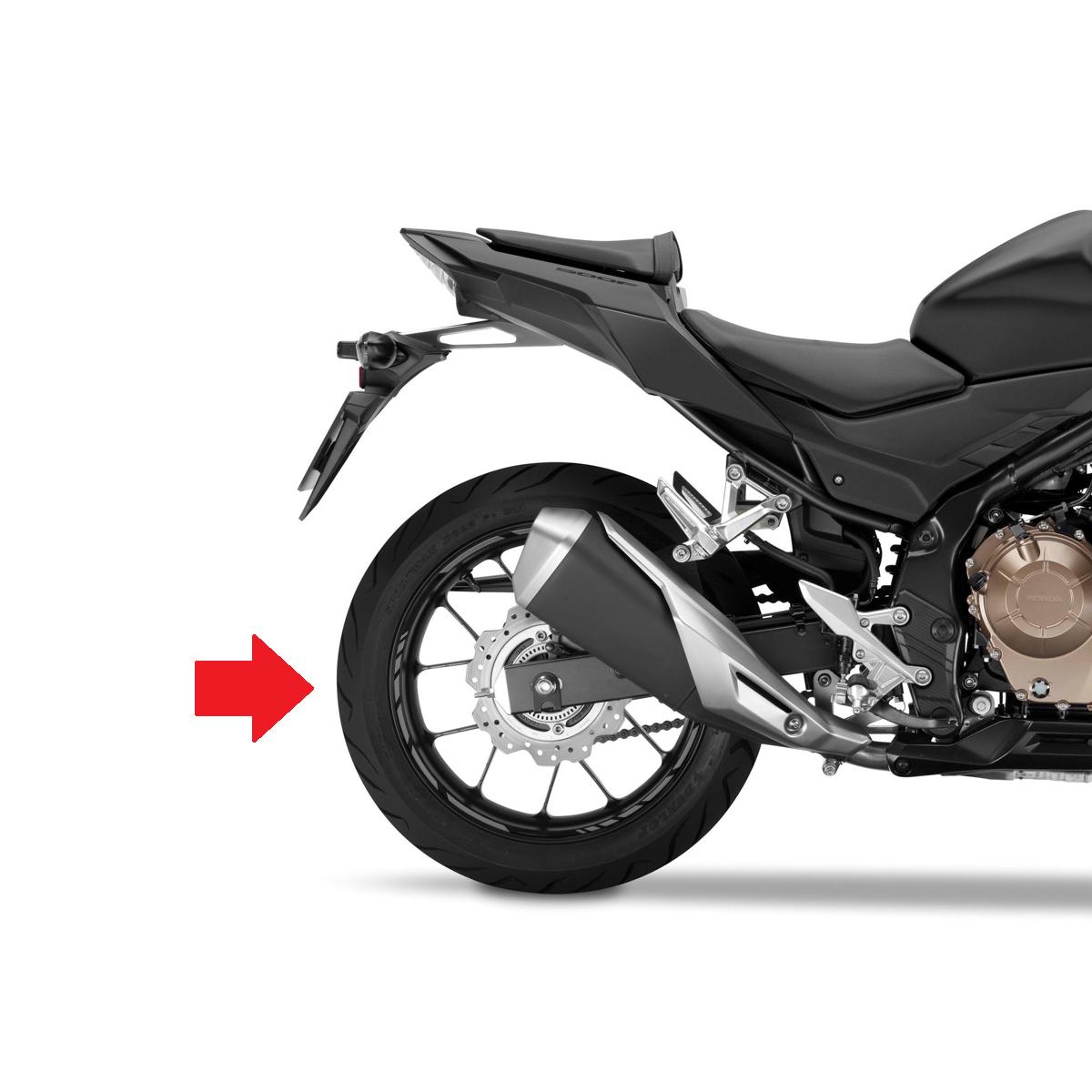 Kit rolamentos cubo roda traseira CB500 F FA R RA X XA 14/ - Imagem 4