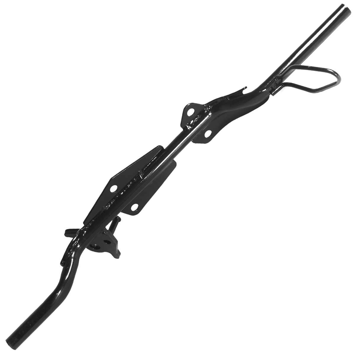 Estribo pedal apoio suporte pedaleira dianteira tubular CG160 Fan Titan Start 2016 em diante - Imagem 2