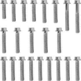 Kit parafusos zincados tampa motor lateral esquerda+direita CG125 Titan ES/KSE 2000 a 2004