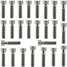 Kit parafusos inox tampa motor lateral esquerda+direita XLX350R 1987 a 1991