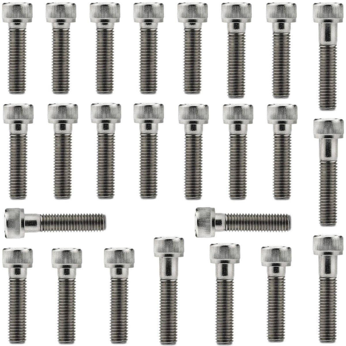 Kit parafusos inox tampa motor lateral esquerda+direita XLX350R 1987 a 1991