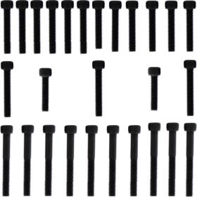 Kit parafusos aço liga tampa motor lateral esquerda+direita CB300R CB300 2009 a 2015 XRE300 2010 em diante