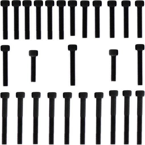 Kit parafusos aço liga tampa motor lateral esquerda+direita CB300R CB300 2009 a 2015 XRE300 2010 em diante