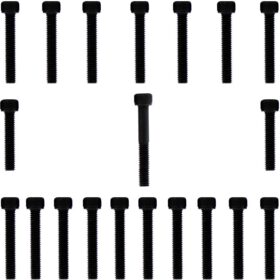Kit parafusos aço liga tampa motor lateral esquerda+direita XLS125 1984 a 1996 XL125 Duty 1984 a 1991 Honda