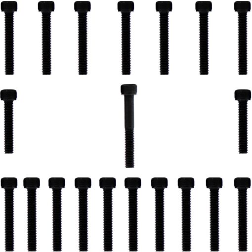 Kit parafusos aço liga tampa motor lateral esquerda+direita XLS125 1984 a 1996 XL125 Duty 1984 a 1991 Honda