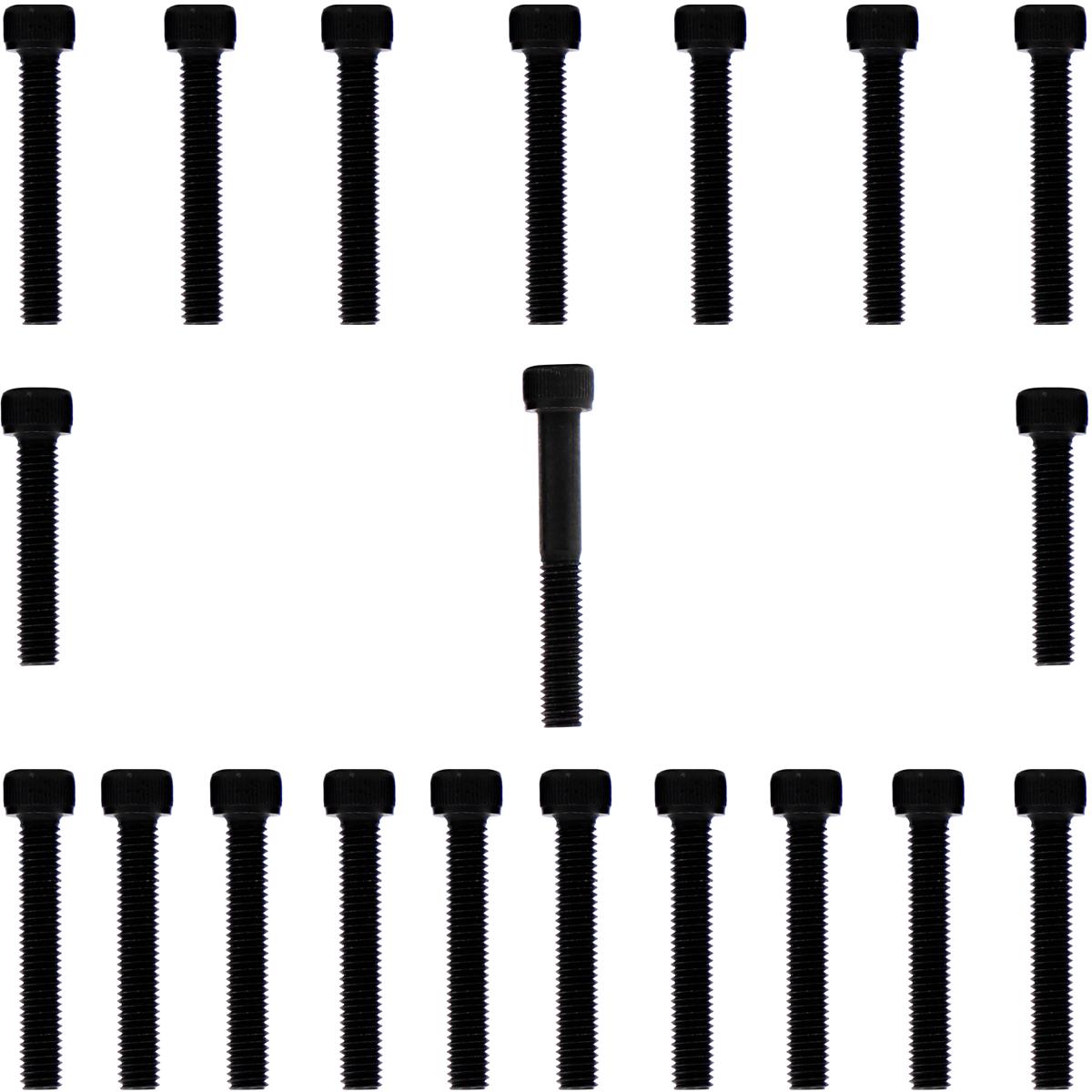 Kit parafusos aço liga tampa motor lateral esquerda+direita XLS125 1984 a 1996 XL125 Duty 1984 a 1991 Honda