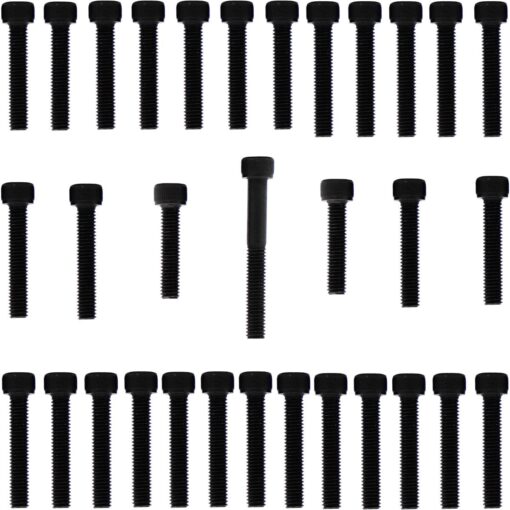 Kit parafusos aço liga tampa motor lateral esquerda+direita CBR250 2012 CB250R Honda
