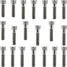 Kit parafusos inox tampa motor lateral esquerda+direita Biz110I Pop110I 2016 em diante Biz110 Pop110 Honda