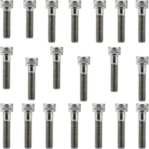 Kit parafusos inox tampa motor lateral esquerda+direita Biz110I Pop110I 2016 em diante Biz110 Pop110 Honda