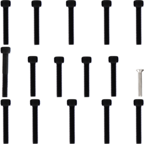 Kit parafusos aço liga tampa motor lateral esquerda+direita CG125 Bolinha 1977 a 1988 ML125 1977 a 1984