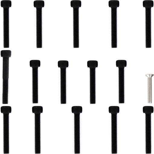 Kit parafusos aço liga tampa motor lateral esquerda+direita CG125 Bolinha 1977 a 1988 ML125 1977 a 1984