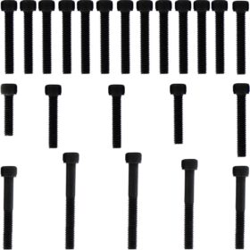 Kit parafusos aço liga tampa motor lateral esquerda+direita CBX200 Strada 1993 a 2003 XR200R NX200 1993 a 2003