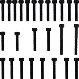 Kit parafusos aço liga tampa motor lateral esquerda+direita CR250R 1992 a 2001 CR250 2 tempos Honda