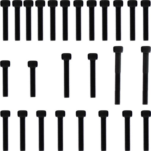Kit parafusos aço liga tampa motor lateral esquerda+direita CR250R 1992 a 2001 CR250 2 tempos Honda